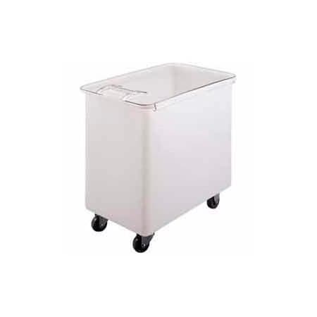 Cambro Mfg Cambro IB44148- Mobile Ingredient Bin w/Lid, Polyethlene, 43 Gal., White IB44148